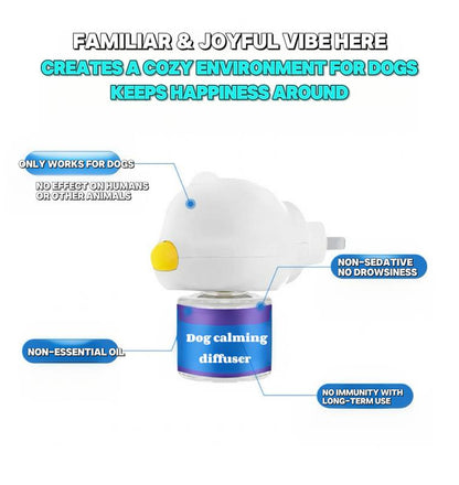 Dog Calming Diffuser —Stops Peeing, Barking & Anxiety Diffuser