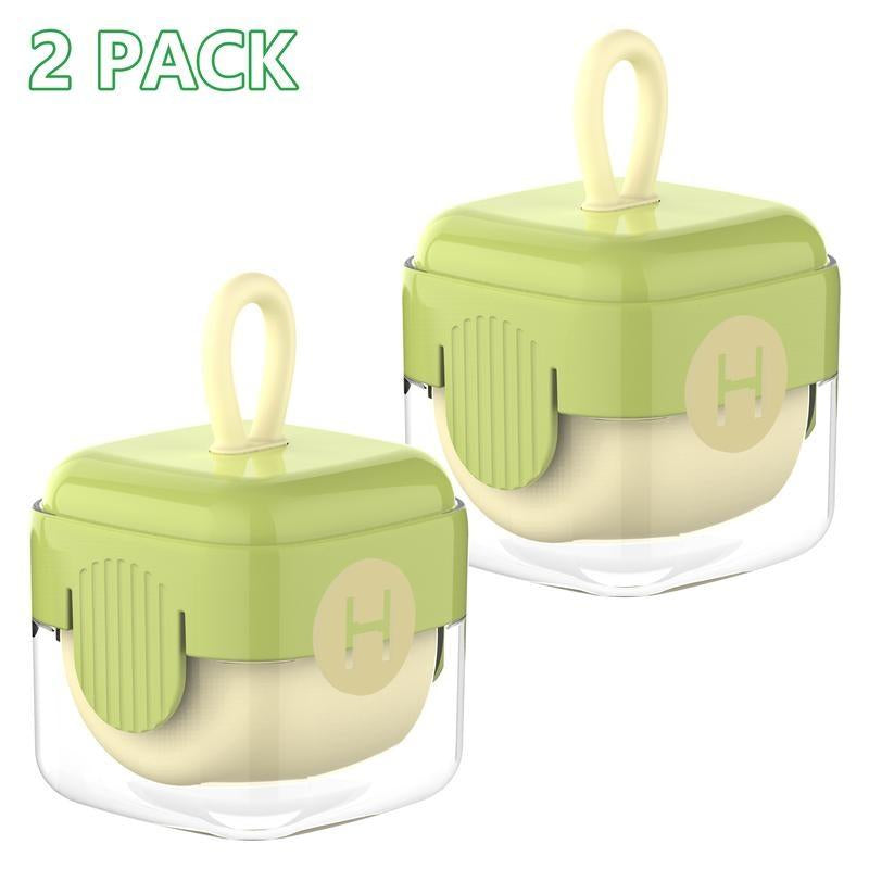 2-Pack Reusable Mini Lint Rollers – Washable Sticky Removers for Pet Hair, Portable for Clothes, Travel & Household